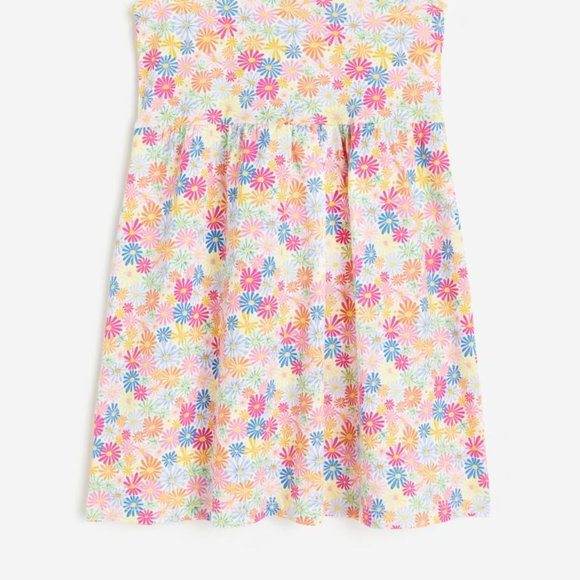 H&M Floral Patterned Cotton Dress/NWT/5T - Picture 2 of 10